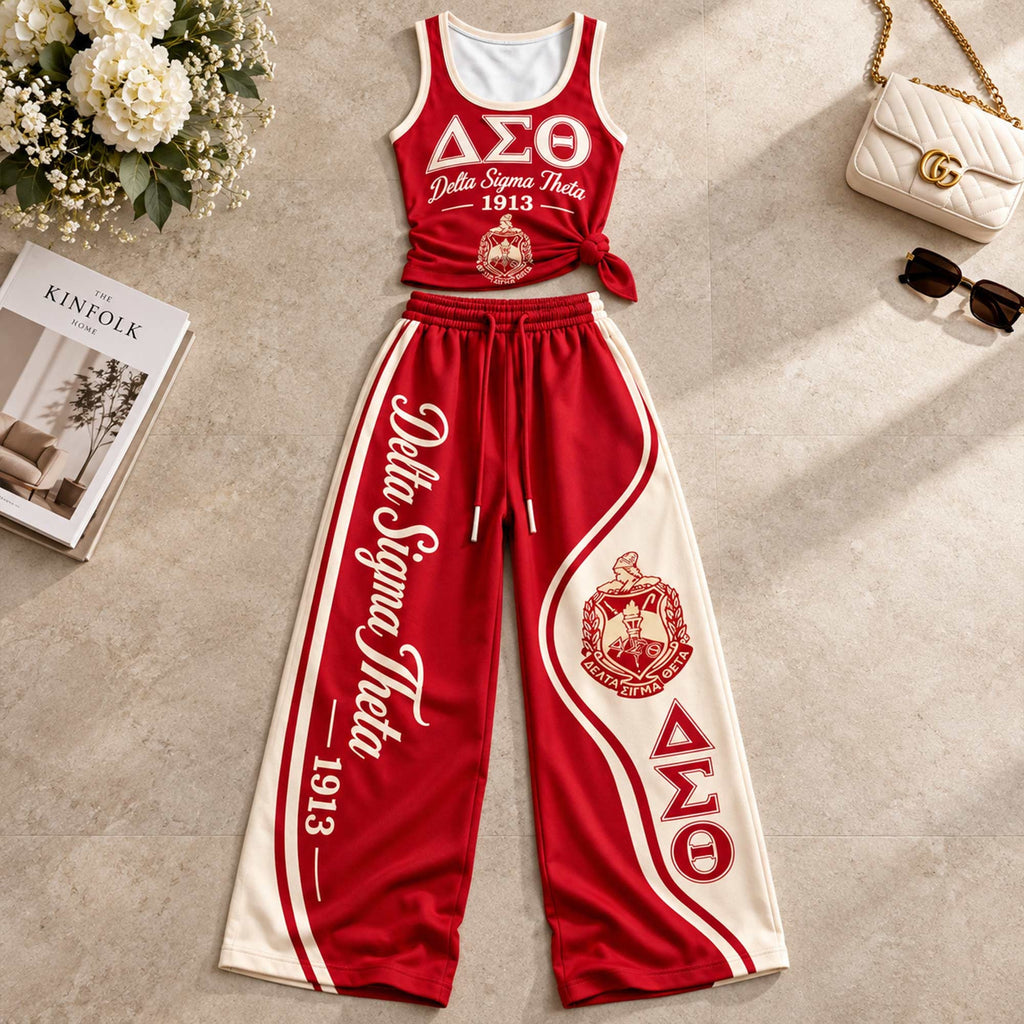 Varsity Chic TankTop Two-Piece Set HCT APT DST 2609264